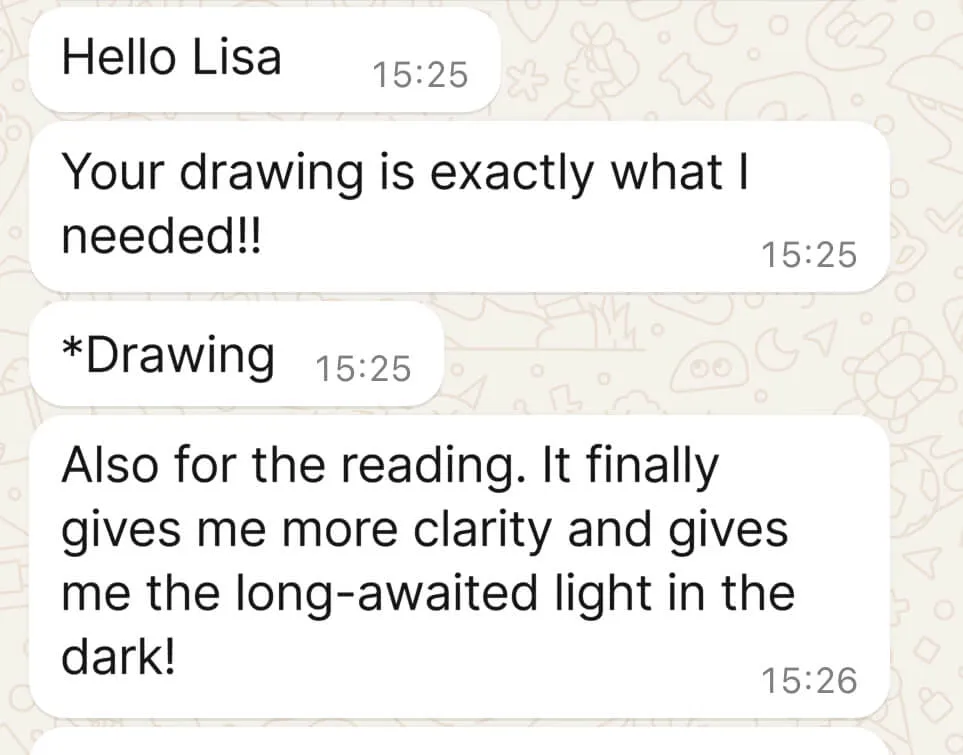 What my customers say about my work: 2